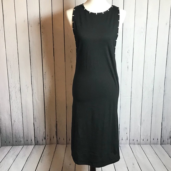Black Bead Dresses & Skirts - NWOT Sexy Black Maxi